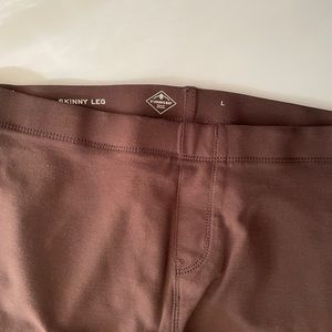 Power Flex Brown Skinny Leg Pants